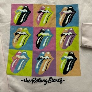 Soft pink size large classic Rolling Stones sweatshirt
